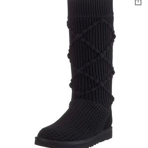 Uggs 'Classic Argyle' Sweater Knit Boot